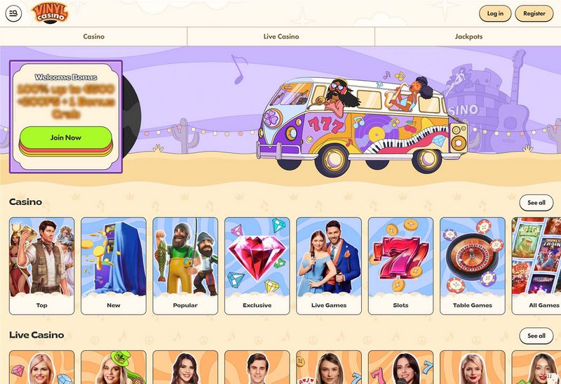 Recenzja kasyna Vinyl