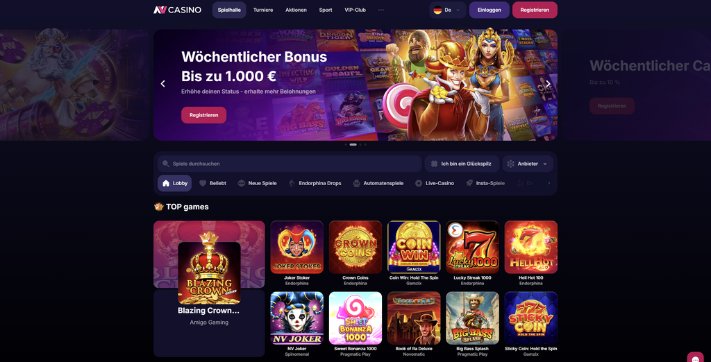 NV Casino Testbericht 2026